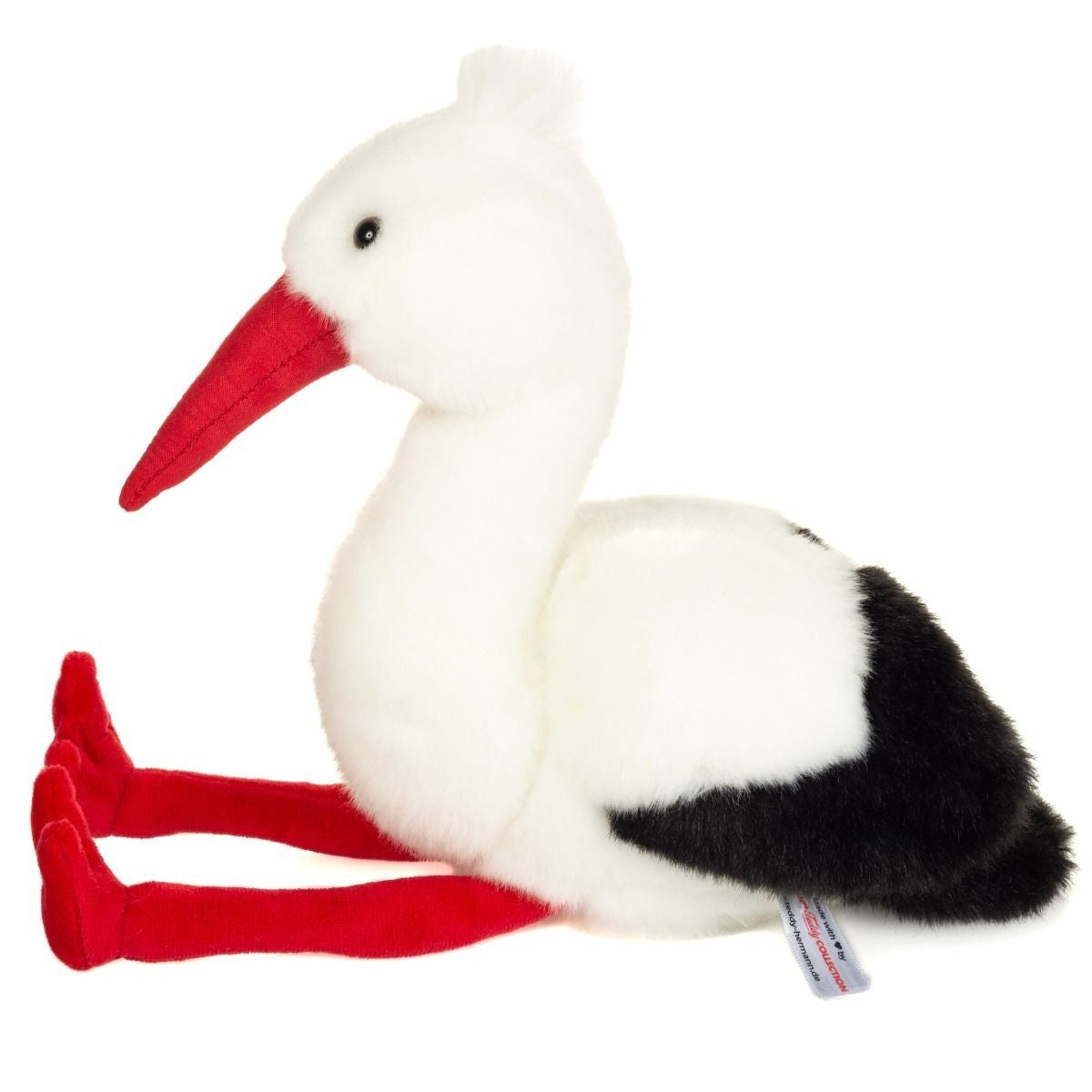Teddy Hermann Storch 23 cm 94229 Kuscheltier Plüschtier Stofftier