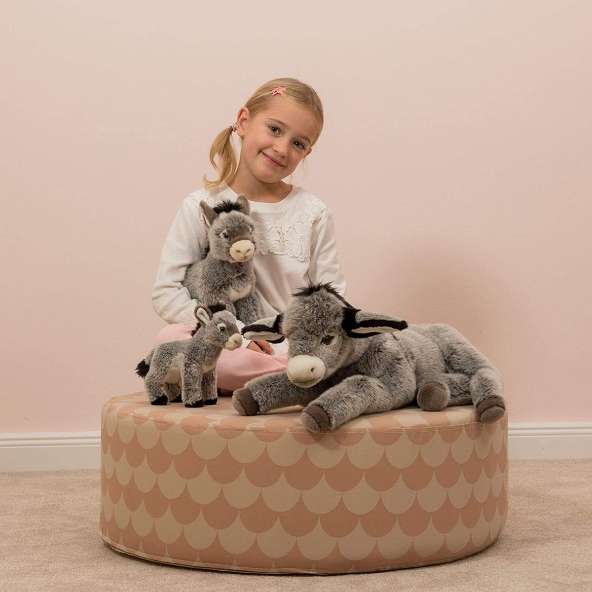 Teddy Hermann Esel liegend 50 cm 90249 Kuscheltier Plüschtier-Teddy-Hermann GmbH-Teddy Cool Shop