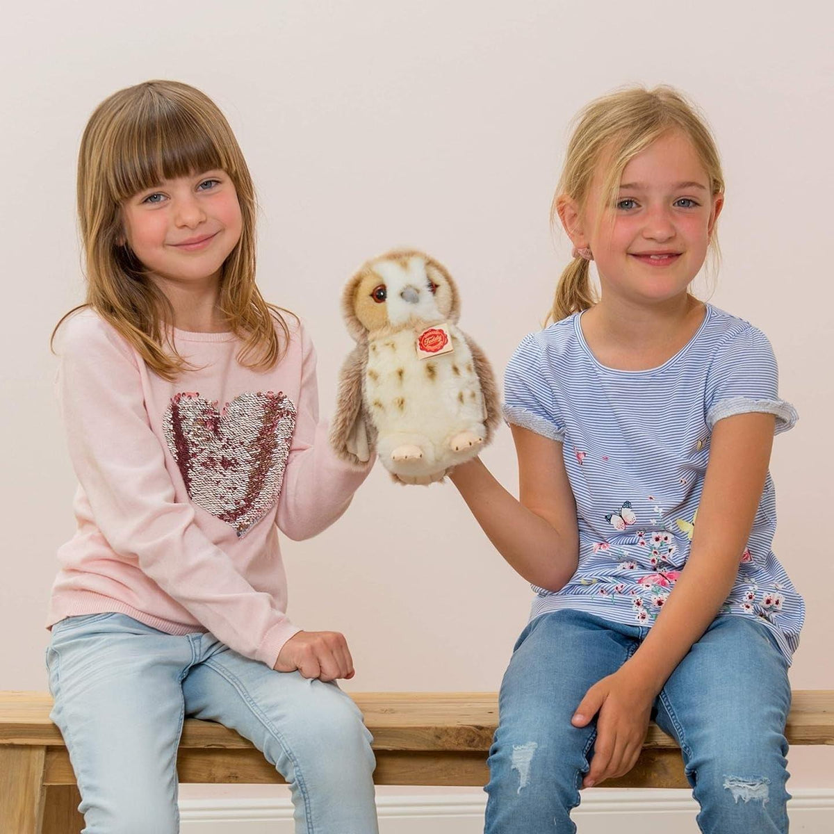 Teddy Hermann Eule beige 20 cm 94154 Kuscheltier Plüschtier Stofftier-Teddy-Hermann GmbH-Teddy Cool Shop