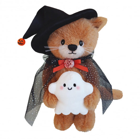 Teddy Hermann Halloweenkatze Heidi 20 cm 117575