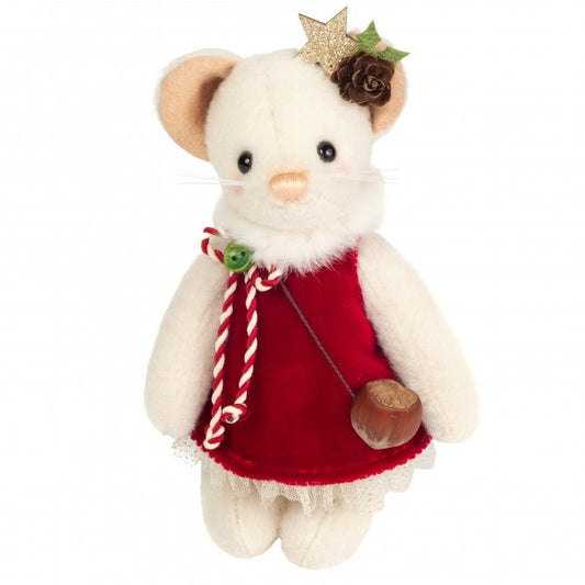 Teddy Hermann Weihnachtsmaus Francesca 17 cm 148173