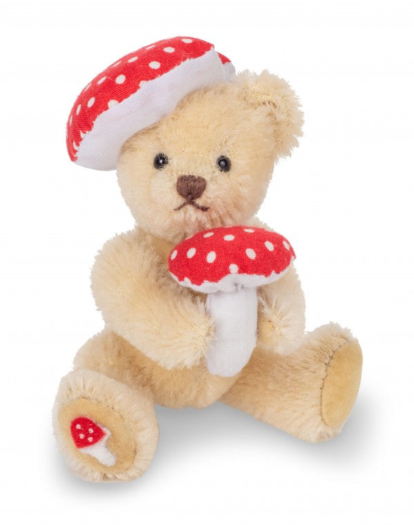 Teddy Hermann Miniatur Glücksteddy Fliegenpilz 10 cm 154730-Teddy-Hermann GmbH-Teddy Cool Shop