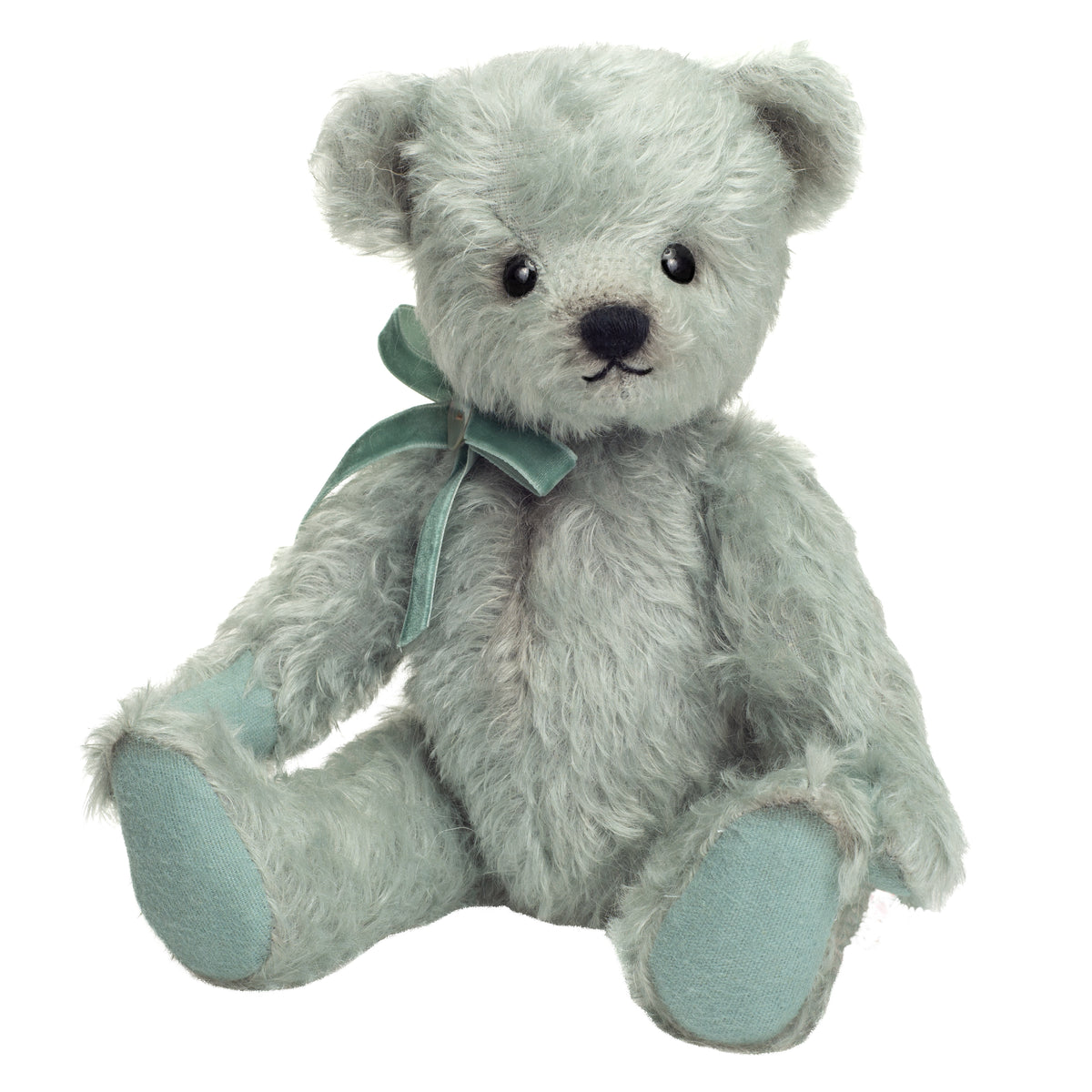 Teddy Hermann Nostalgiebär antikblau 33 cm 166610