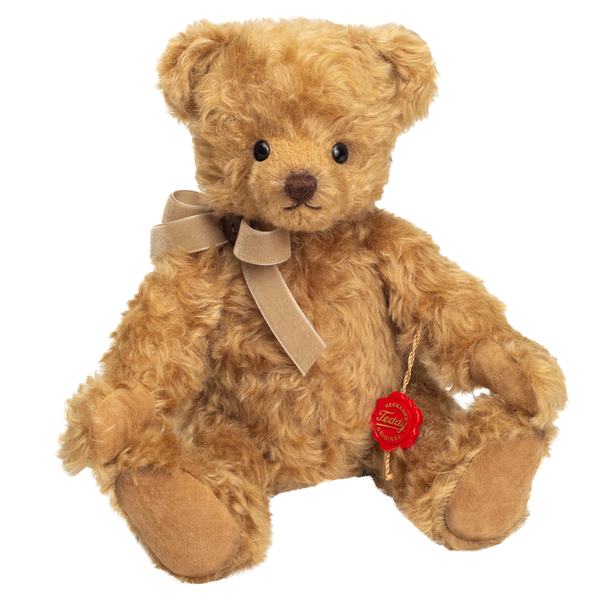 Teddy Hermann Nostalgiebär caramel 33 cm 166634-Teddy-Hermann GmbH-Teddy Cool Shop