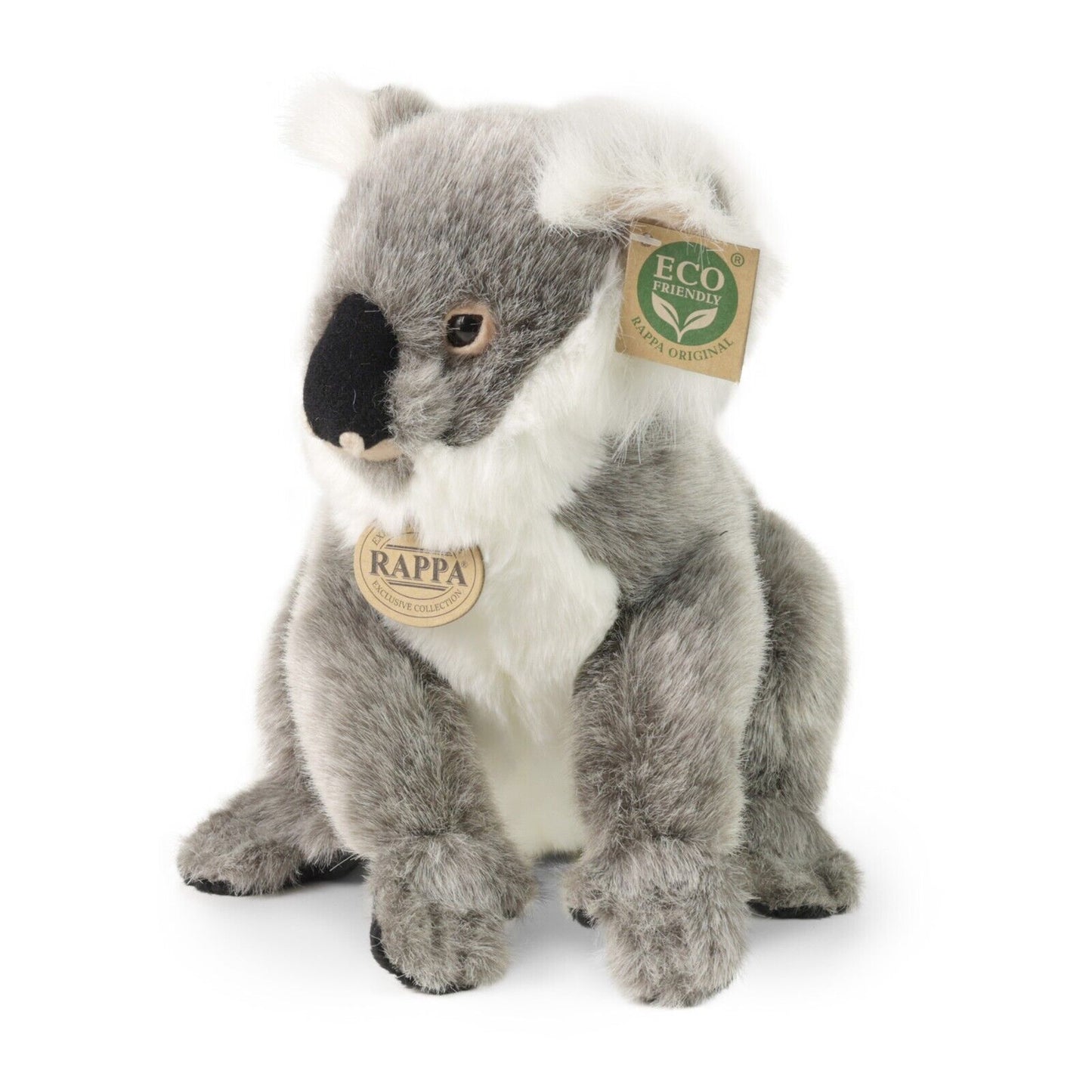 Koala sitzend 25 cm Kuscheltier Plüschtier Stofftier Nachhaltig Koalabär grau