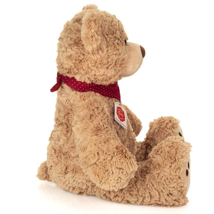 Teddy Hermann Teddy Chilly mit rotem Halstuch 40 cm 91328 Kuscheltier Plüschtier