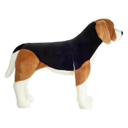 Teddy Hermann großer Beagle stehend 60 cm 91989 Kuscheltier Plüschtier