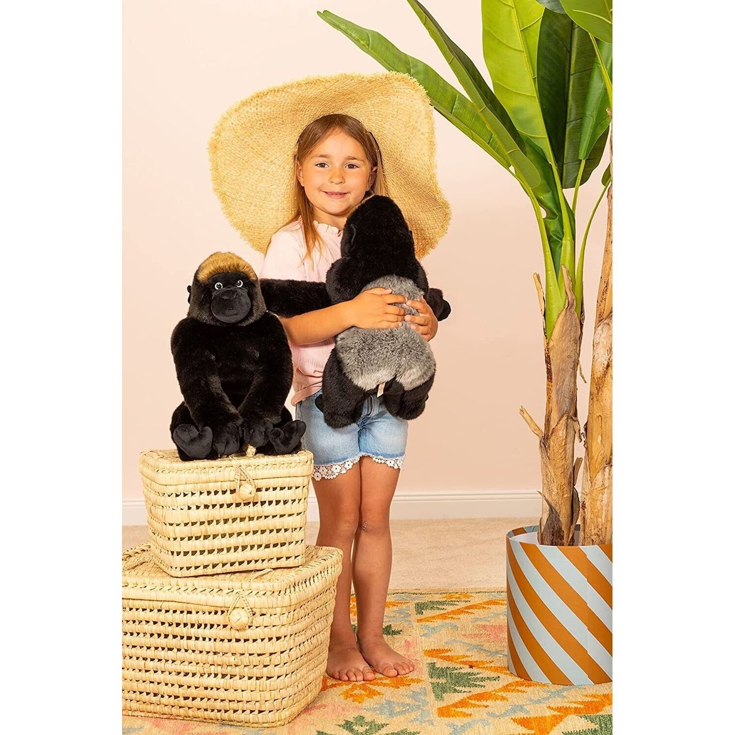 Teddy Hermann Berggorilla Gorilla 35 cm 92943 Kuscheltier Plüschtier