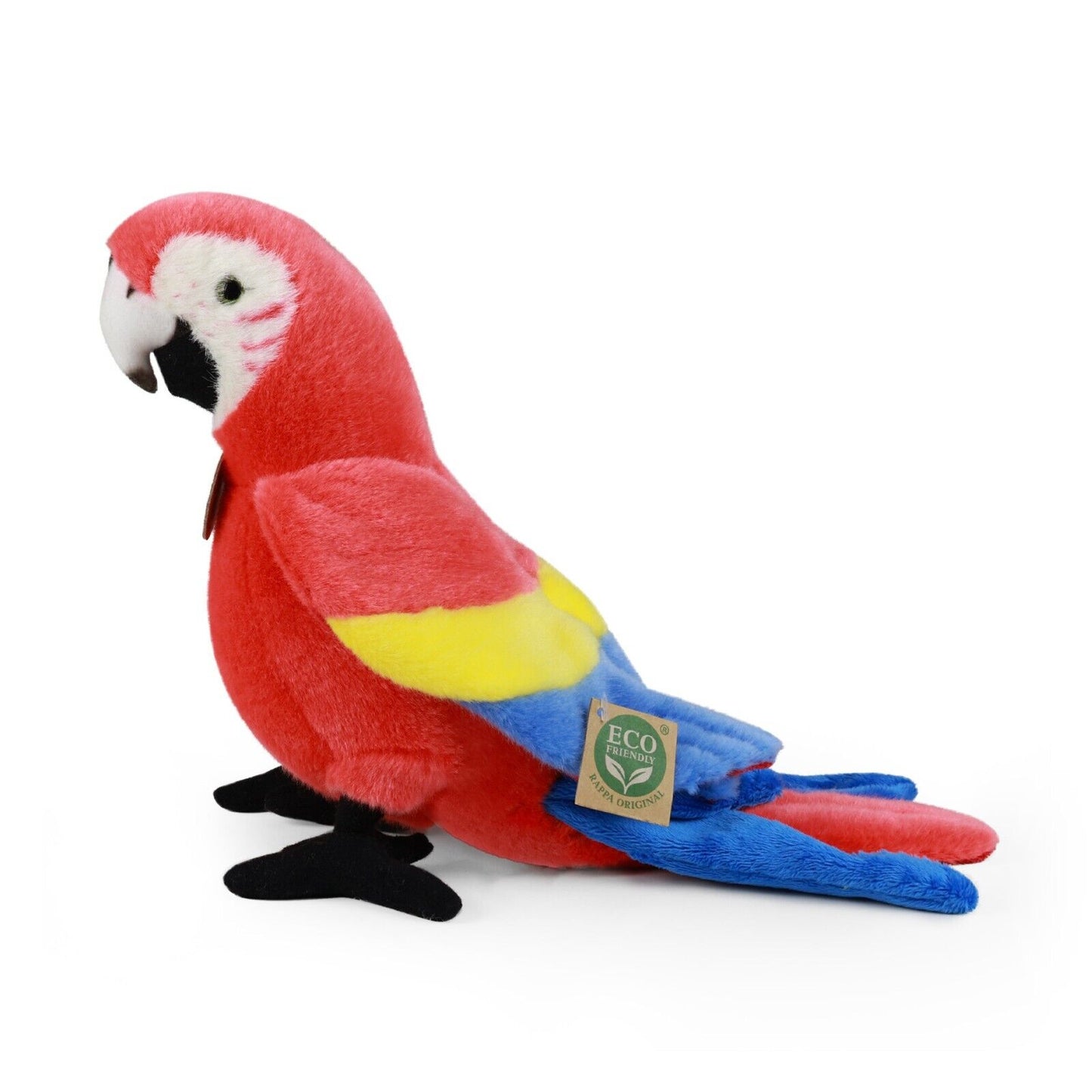 Papagei rot 25 cm Kuscheltier Plüschtier Stofftier Plüsch Ara Macaw