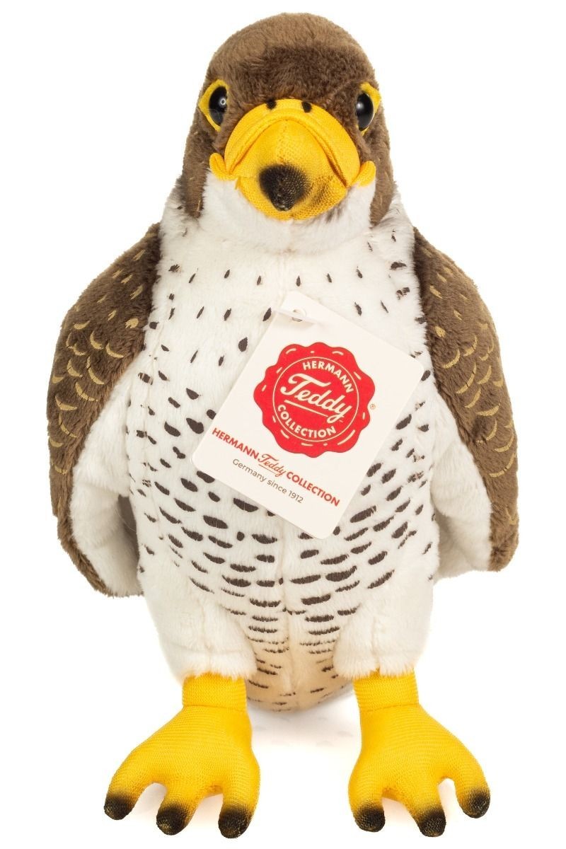 Teddy Hermann Falke stehend 19 cm 94179 Kuscheltier Plüschtier Stofftier Vogel