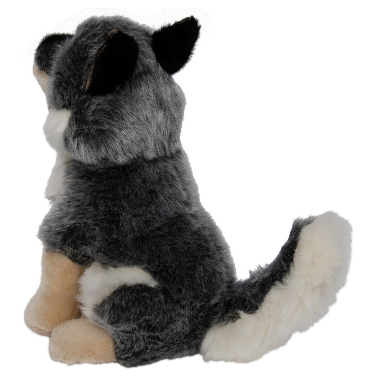 Teopet Wolf grau sitzend 27 cm Kuscheltier Plüschtier Stofftier Neu