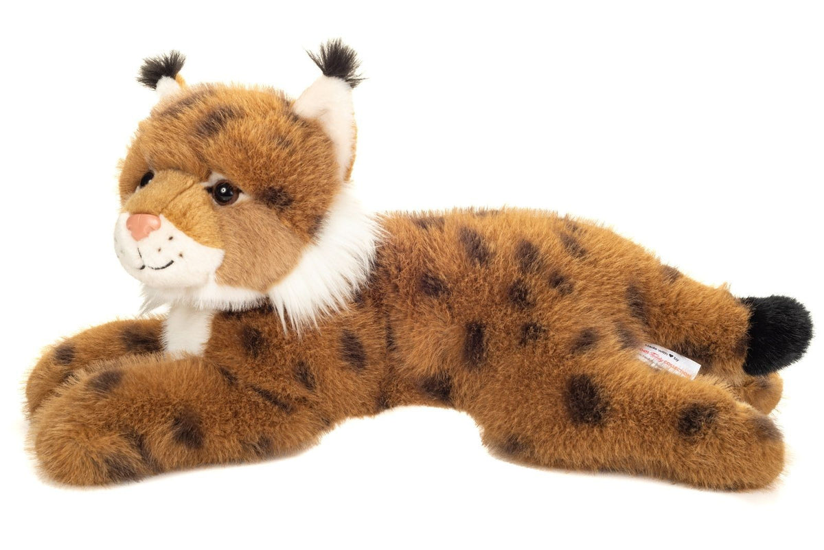 Teddy Hermann Luchs liegend 38 cm 90486 Kuscheltier Plüschtier Stofftier