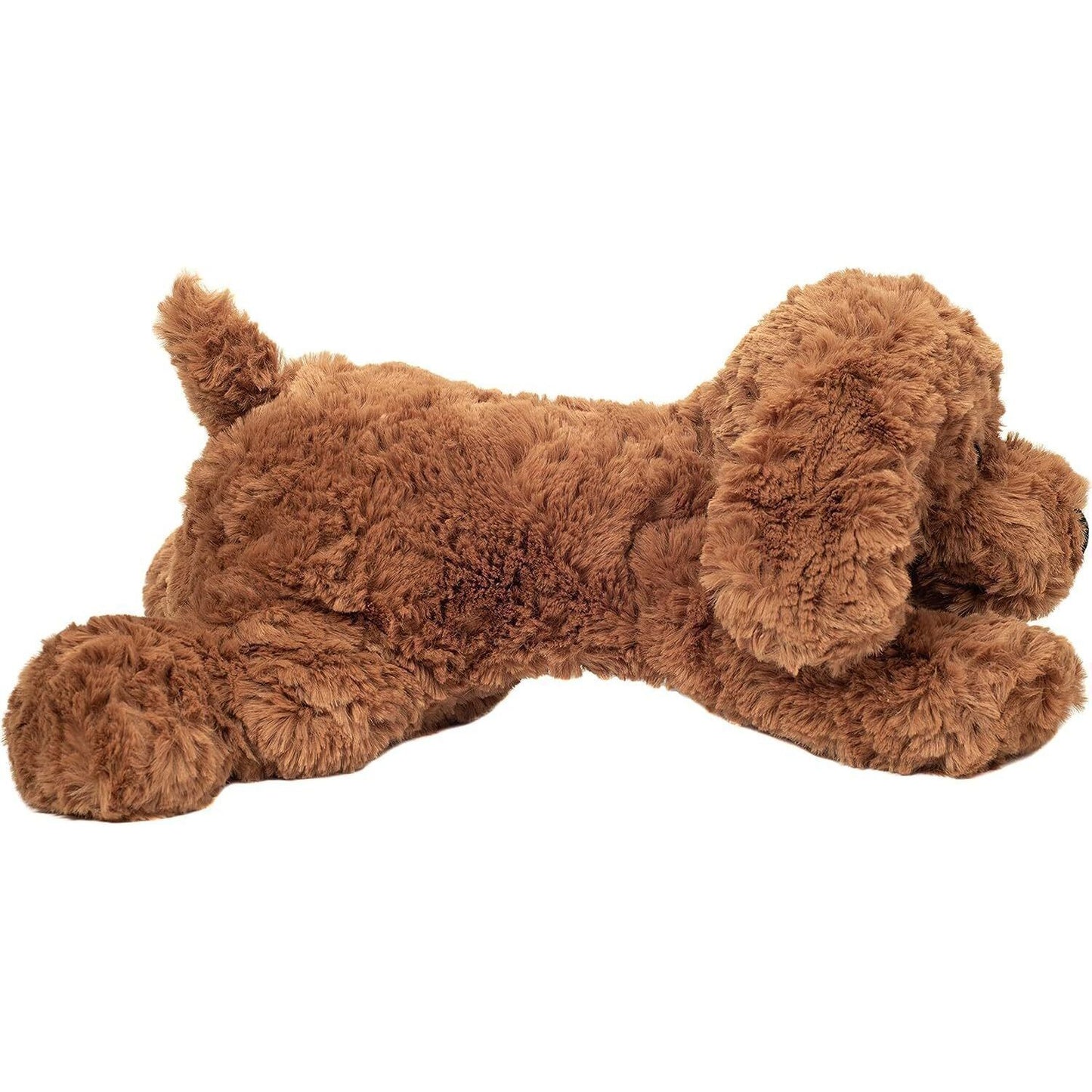 Teddy Hermann Schlenkerhund dunkelbraun braun 28 cm 91974 Kuscheltier Plüschtier