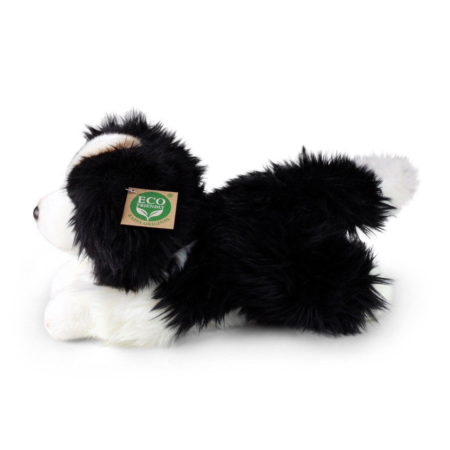 Border Collie liegend 30 cm Kuscheltier Plüschtier Stofftier Nachhaltig