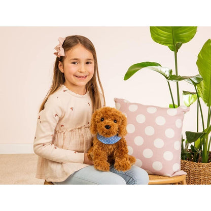 Teddy Hermann Goldendoodle Pudel sitzend 30 cm 91977 Kuscheltier Plüschtier