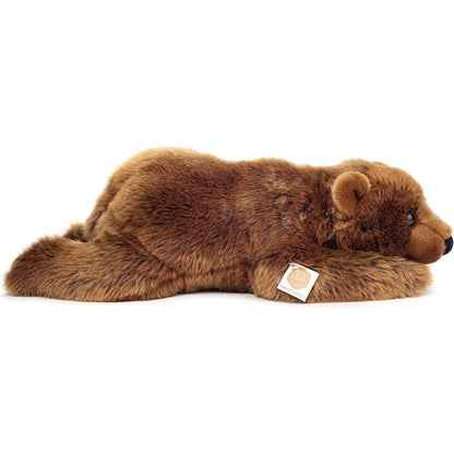 Teddy Hermann Braunbär liegend 45 cm 91052 Kuscheltier Plüschtier