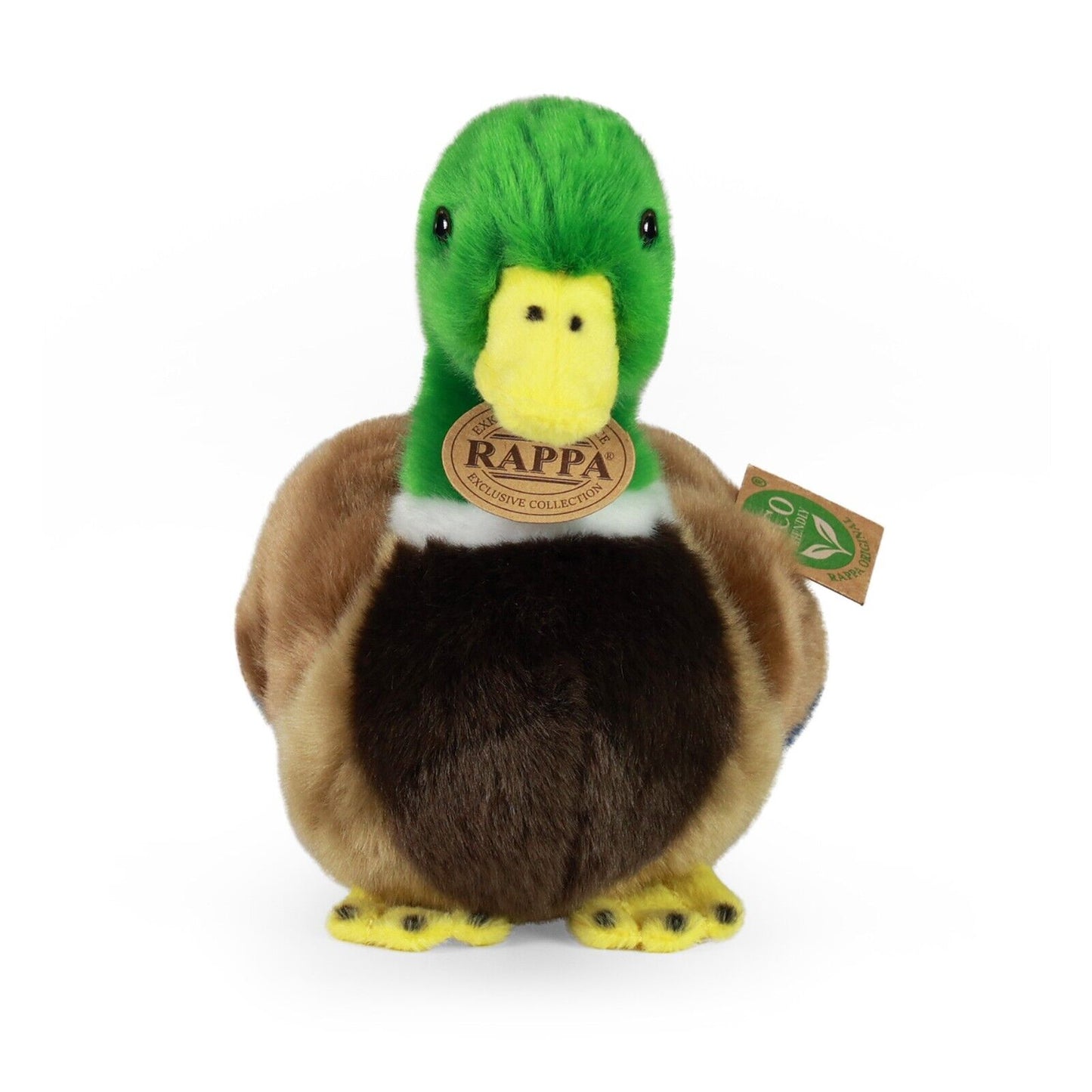 Ente sitzend 20 cm Wildente Kuscheltier Plüschtier Stofftier Nachhaltig