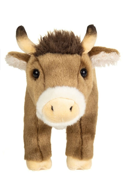 Teddy Hermann Braunvieh Kuh stehend 30 cm 91718 Kuscheltier Plüschtier Stofftier