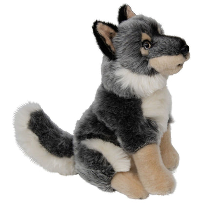 Teopet Wolf grau sitzend 27 cm Kuscheltier Plüschtier Stofftier Neu