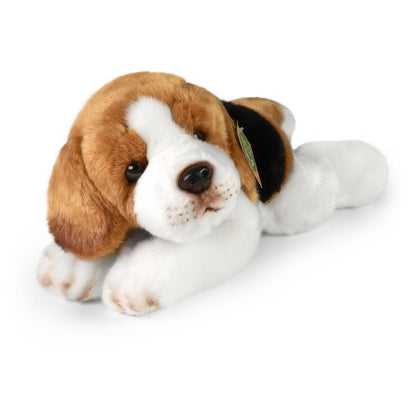 Beagle liegend 30 cm Kuscheltier Plüschtier Stofftier Nachhaltig