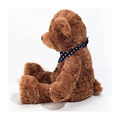 Teddy Hermann Teddybär mit Sternchen Halstuch 38 cm 91366 Kuscheltier Plüschtier