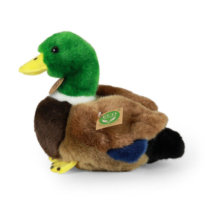 Ente sitzend 20 cm Wildente Kuscheltier Plüschtier Stofftier Nachhaltig