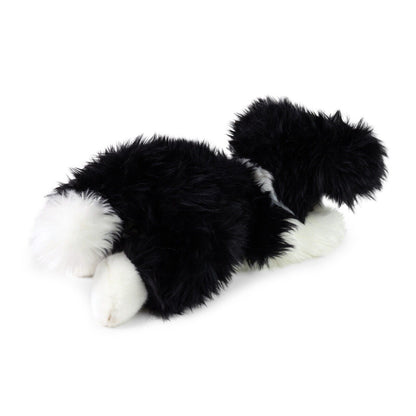 Border Collie liegend 30 cm Kuscheltier Plüschtier Stofftier Nachhaltig