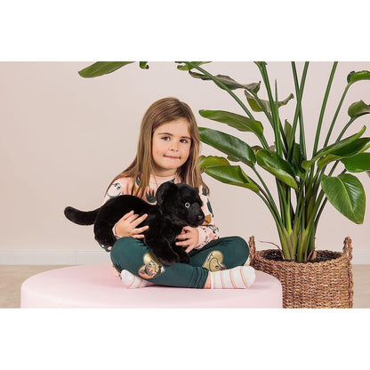 Teddy Hermann Panther Baby liegend 30 cm 90475 Kuscheltier Plüschtier