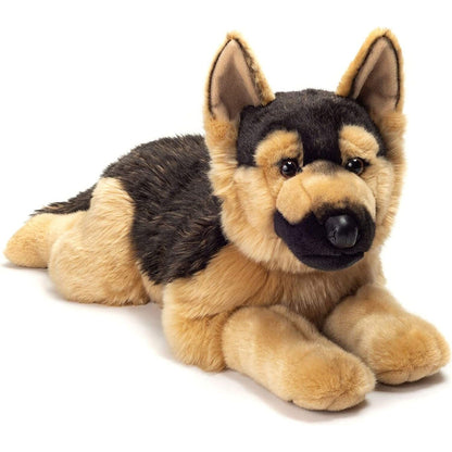 Teddy Hermann Schäferhund liegend 60 cm 91924 Kuscheltier Plüschtier