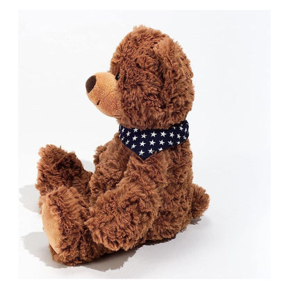 Teddy Hermann Teddybär braun mit Halstuch 30 cm 91362 Kuscheltier Plüschtier