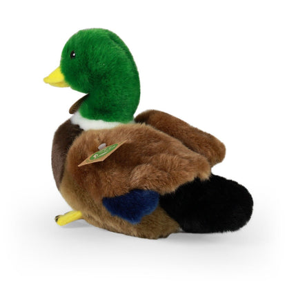 Ente sitzend 20 cm Wildente Kuscheltier Plüschtier Stofftier Nachhaltig