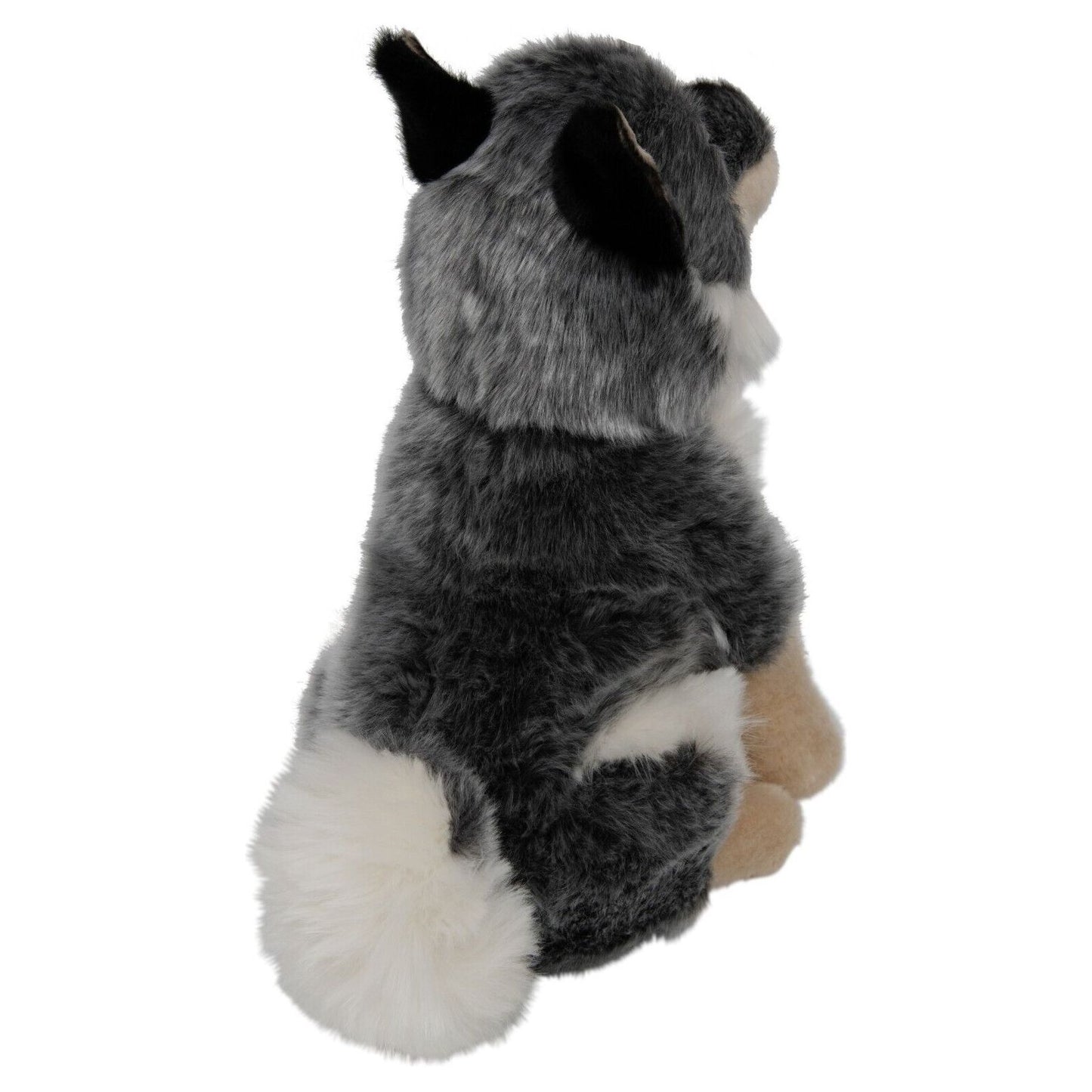 Teopet Wolf grau sitzend 27 cm Kuscheltier Plüschtier Stofftier Neu