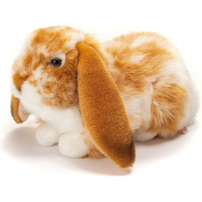 Teddy Hermann Hase Widderkaninchen braun weiß gescheckt 30 cm 93791 Kuscheltier Plüschtier