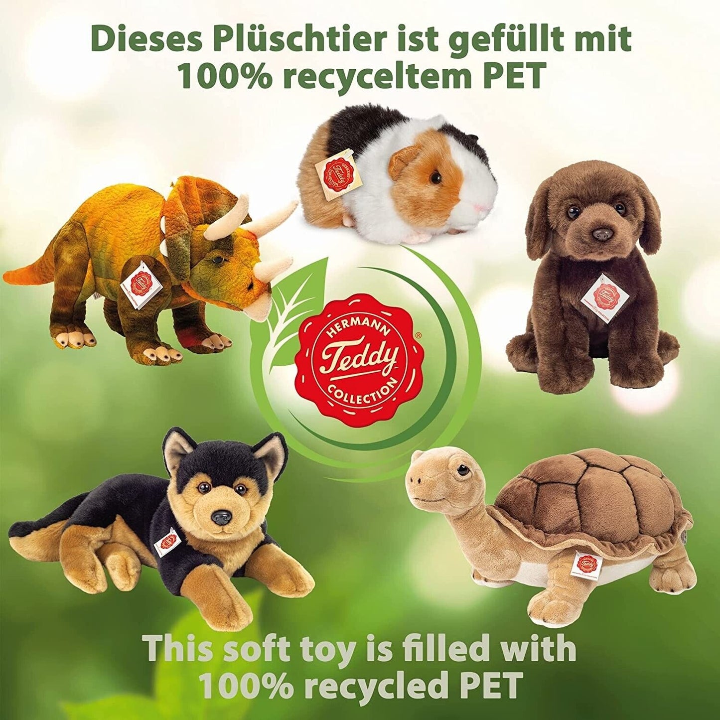 Teddy Hermann Hamster 16 cm 92658 Kuscheltier Plüschtier