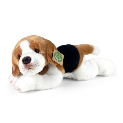 Beagle liegend 30 cm Kuscheltier Plüschtier Stofftier Nachhaltig