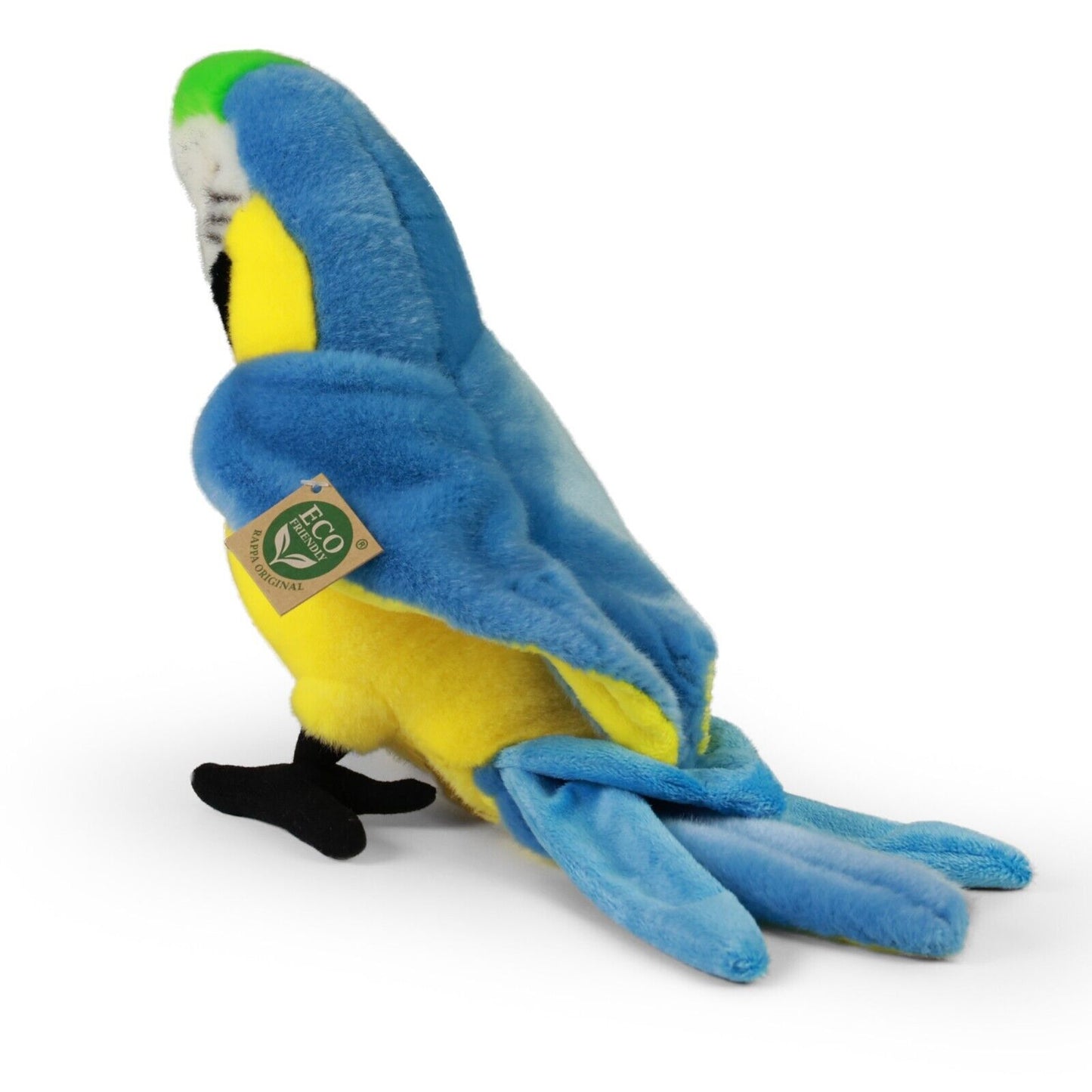 Papagei blau gelb 25 cm Kuscheltier Plüschtier Stofftier Plüsch Ara Macaw