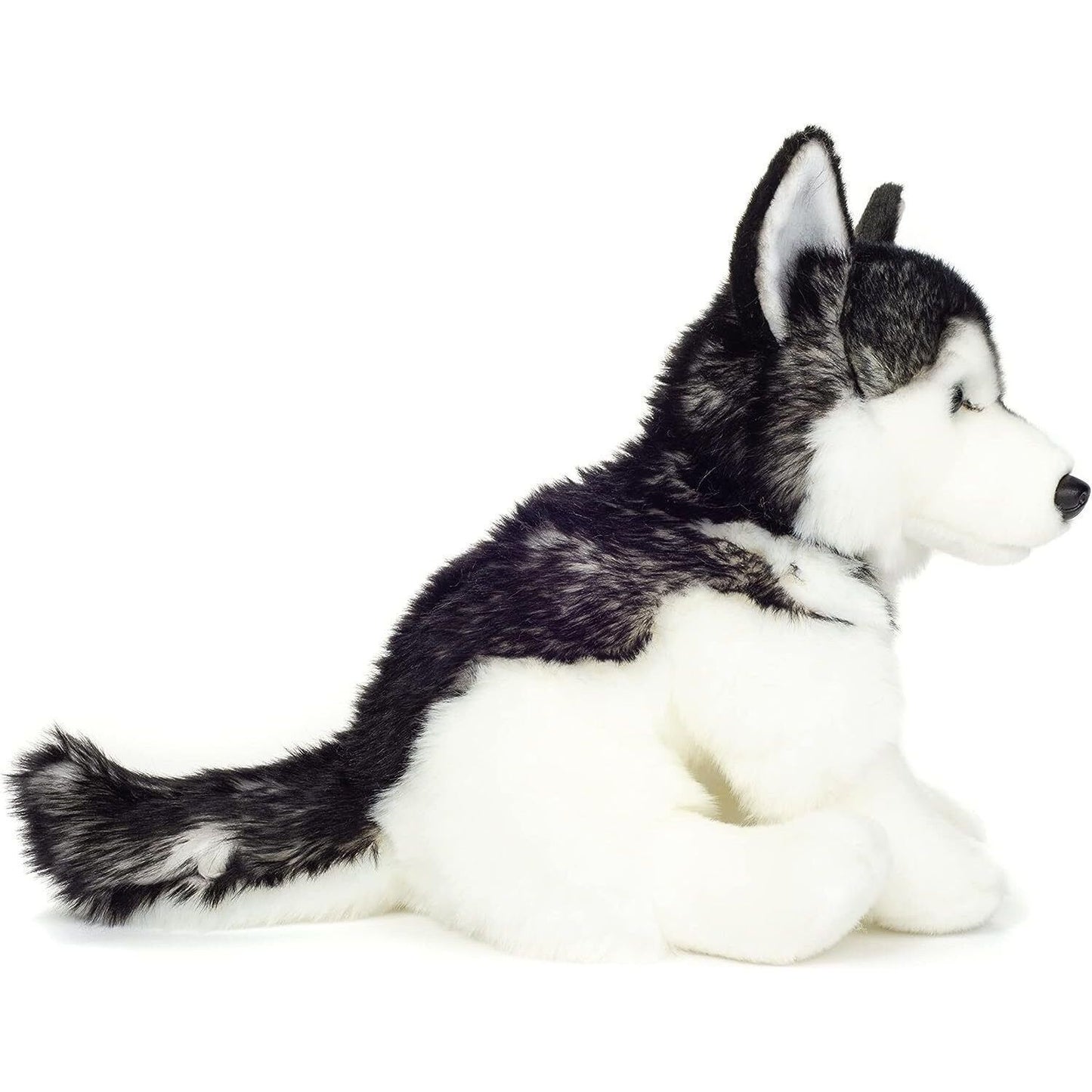 Teddy Hermann Husky sitzend 30 cm 91976 Kuscheltier Plüschtier