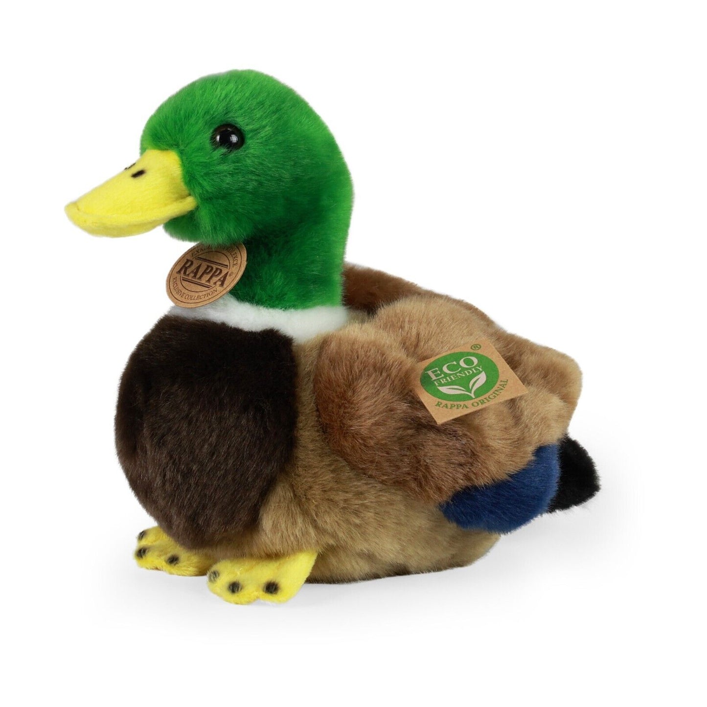 Ente sitzend 20 cm Wildente Kuscheltier Plüschtier Stofftier Nachhaltig