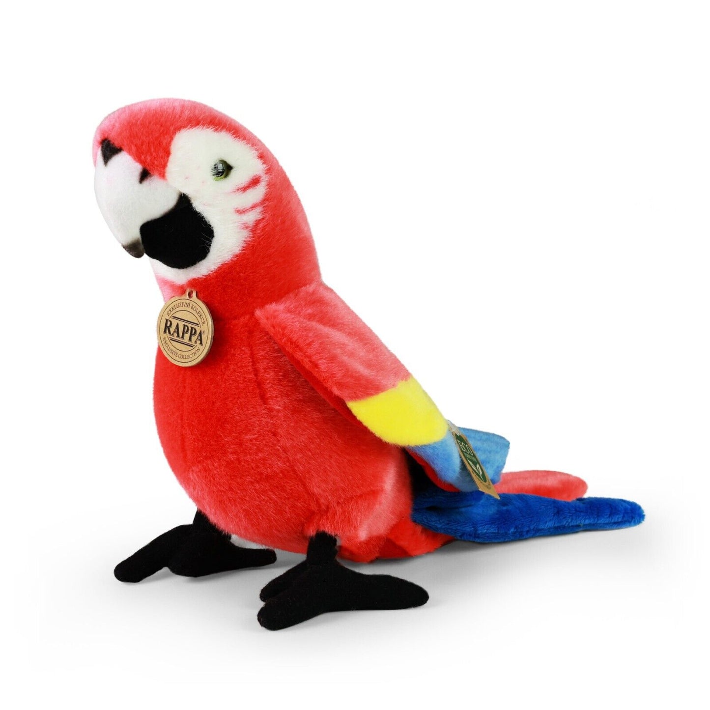 Papagei rot 25 cm Kuscheltier Plüschtier Stofftier Plüsch Ara Macaw