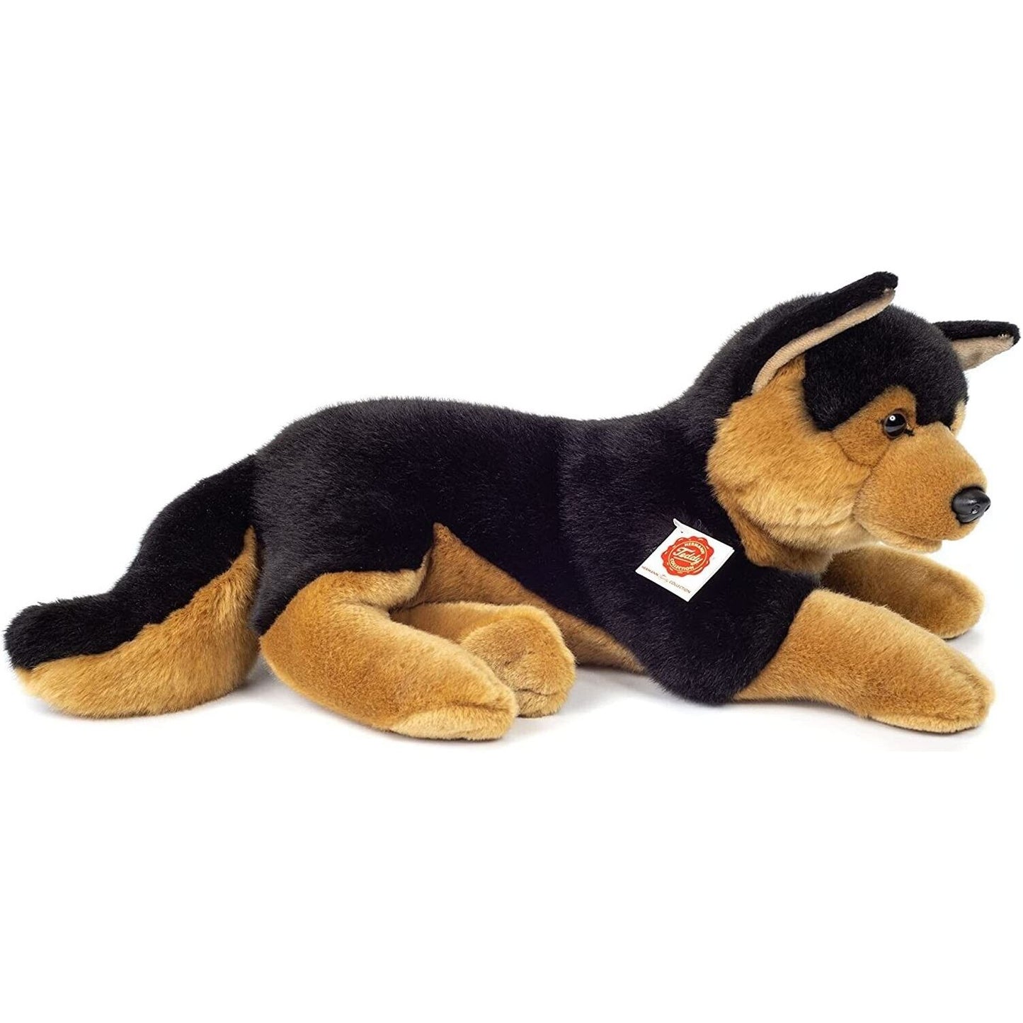 Teddy Hermann Schäferhund liegend Hund 45 cm 91964 Kuscheltier Plüschtier