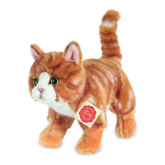 Teddy Hermann Katze rot getigert stehend 90682