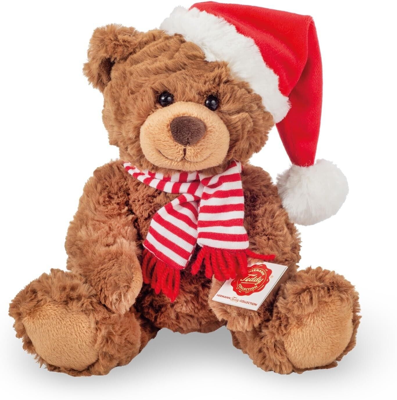 Teddy Hermann Weihnachts-Teddy mit Mütze 94619