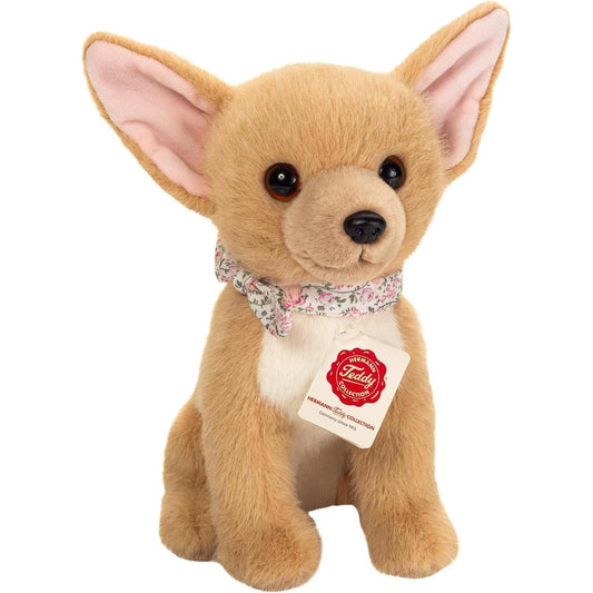 Teddy Hermann Chihuahua sitzend 25 cm 91900 Kuscheltier Stofftier Plüschtier-Teddy-Hermann GmbH-Teddy Cool Shop