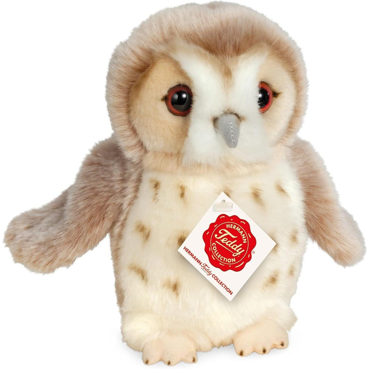 Teddy Hermann Eule beige 20 cm 94154 Kuscheltier Plüschtier Stofftier-Teddy-Hermann GmbH-Teddy Cool Shop