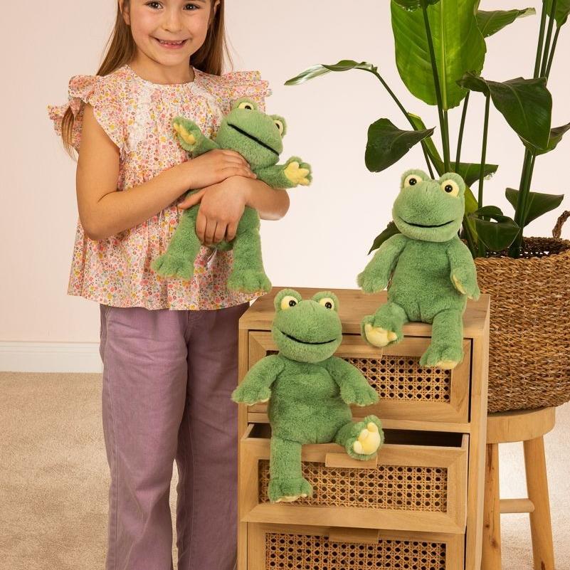 Teddy Hermann Frosch Frederik 32 cm 93950 Kuscheltier Plüschtier Stofftier-Teddy-Hermann GmbH-Teddy Cool Shop