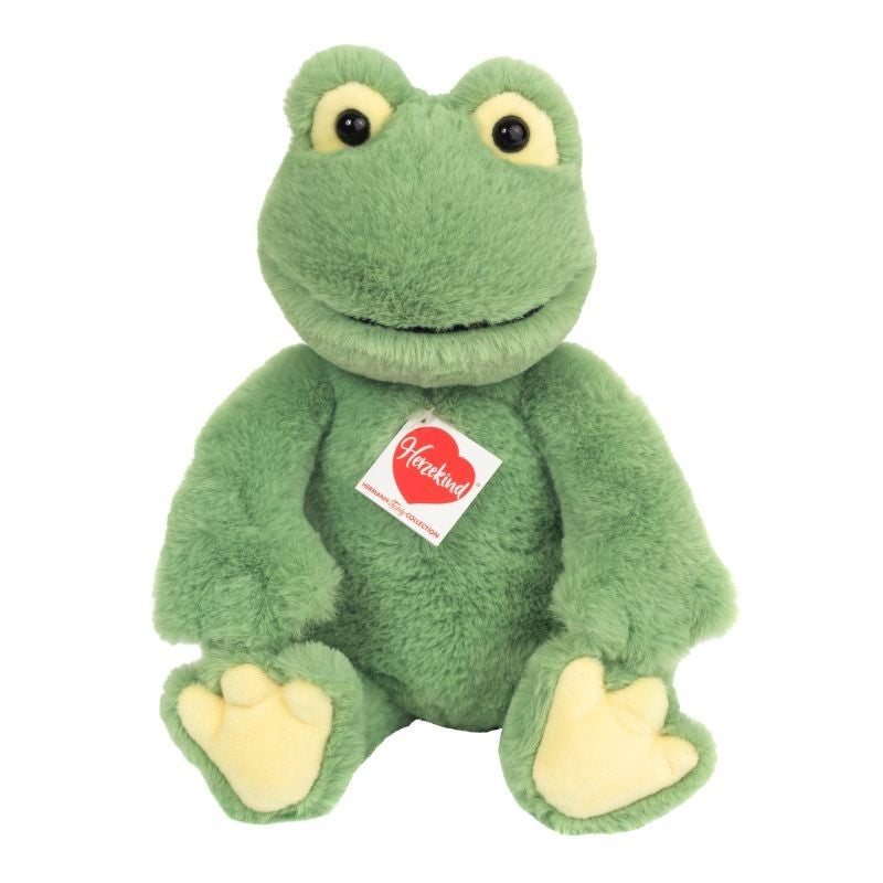 Teddy Hermann Frosch Frederik 32 cm 93950 Kuscheltier Plüschtier Stofftier-Teddy-Hermann GmbH-Teddy Cool Shop