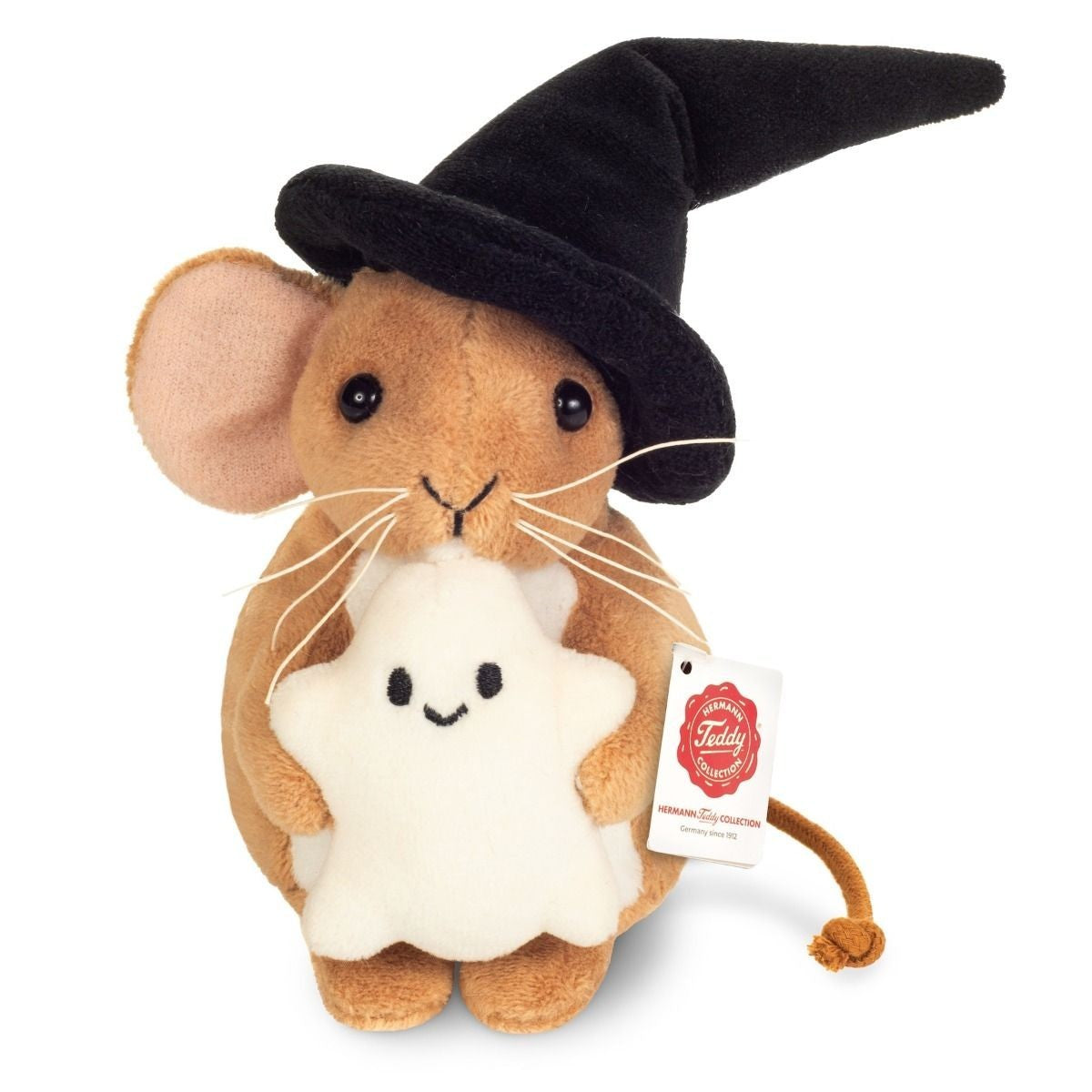 Teddy Hermann Halloween Maus mit Gespenst 11 cm 94705 Plüschtier Kuscheltier-Teddy-Hermann GmbH-Teddy Cool Shop
