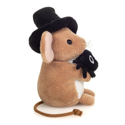Teddy Hermann Halloween Maus mit Spinne 11 cm 94704 Plüschtier Kuscheltier-Teddy-Hermann GmbH-Teddy Cool Shop