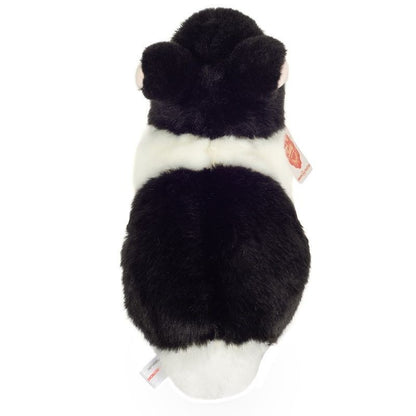 Teddy Hermann Hase schwarz weiß 23 cm 93734 Kuscheltier Stofftier Plüschtier-Teddy-Hermann GmbH-Teddy Cool Shop