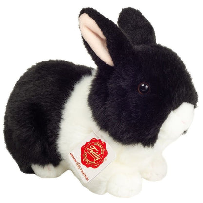 Teddy Hermann Hase schwarz weiß 23 cm 93734 Kuscheltier Stofftier Plüschtier-Teddy-Hermann GmbH-Teddy Cool Shop